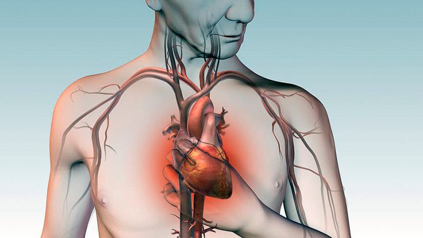 Durere sub scapula și durere presantă în spatele sternului cu boli de inimă